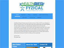 Tablet Screenshot of healthquestpt.org